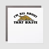 All About That Baste Classic Modern Look Car Magnet