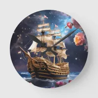 HMS Victory Lord Nelsons Ship  Round Clock