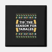 Tis Season For Tamales Funny Mexican Christmas Magnet