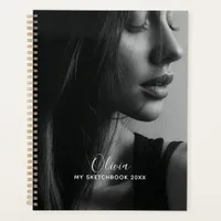 Modern Photo Collage Personalized Sketchbook  Planner