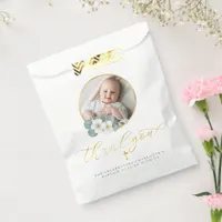 Baptism Favor Bag with Thank You Message 