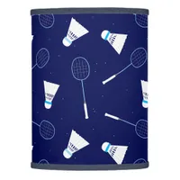 Badminton Player Shuttlecocks and Rackets Pattern Lamp Shade