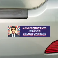 Gavin Newsom | America's Favorite Governor Car Magnet