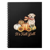 It’s Fall Y’all Dog Leopard Pumpkin Creative Style Notebook