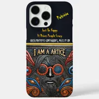 Bold Eye Art with Rich Textures iPhone 16 Pro Max Case