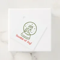 Doodles of Joy Hand-Drawn Christmas Favor Tags