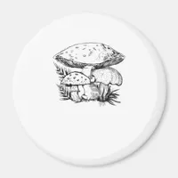 Cute Cottagecore Aesthetic Mushroom Fungi Goblinco Magnet