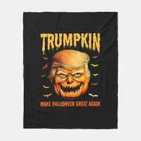 Funny Usa Pumpkin Trumpkin Make Halloween Great Ag Fleece Blanket