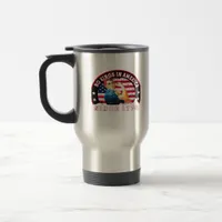 No Kings In America Since 1776 USA Flag Save  Esse Travel Mug