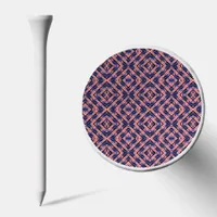 American Flag in the Wind Waving Banner Tiled Golf Tees