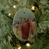 Vintage Nativity Scene Ornament