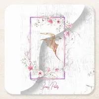 Delightful party paper coasters 