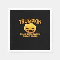 Trumpkin Make Halloween Great Again – Sloth Parody Napkins