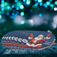 Santa Jumping For Joy | Ho Ho Ho Christmas  Paper Plates