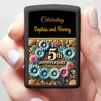 5th Anniversary of Flowers and Light Zippo Lighter