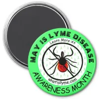 Lyme Disease Awareness Month Anti Tick Magnet