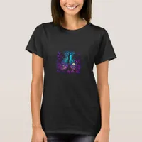 Fey Gothic Emo Goblincore Aesthetic  Forest Graphi T-Shirt
