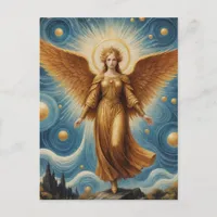 Golden Angel Postcard