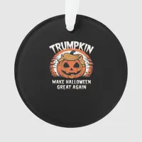 Trumpkin Make Halloween Great Again Funny Ornament