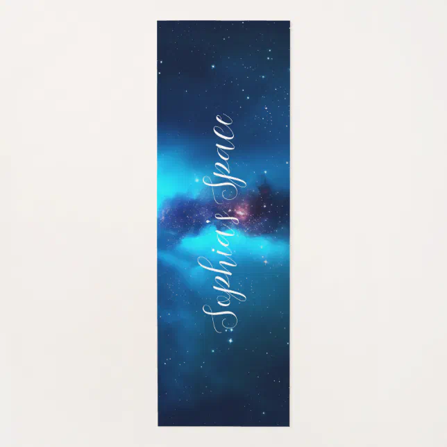 Space Dark Blue Sky  Yoga Mat