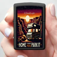 Parked Above the World Zippo Lighter