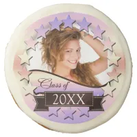 Class of 20XX Stars Pink 2XCO Sugar Cookie