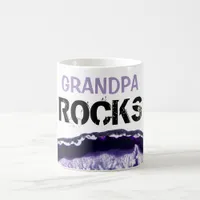 *~* Grandpa Rocks Agate Lapidary Stone Coffee Mug