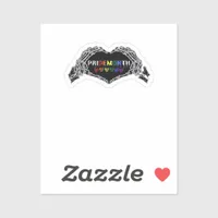 Month Skeleton Heart Hands LGBTQIA Creative Style Sticker
