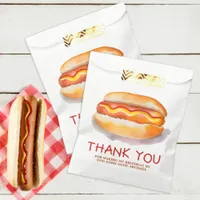Hot Dog Birthday Party Favor Bag – Kids BBQ Cookou