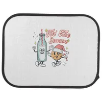 Tis The Season Retro Milk And Cookie Christmas Car Floor Mat