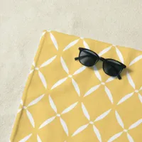 Modern Preppy Pattern Beach Towel