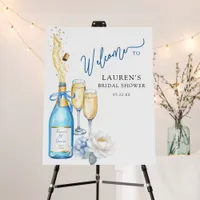 Pop the Bubbly Bridal Shower Welcome Sign