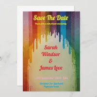 Rainbow Wedding Invitation