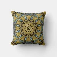 Glam Diamond Gold Love Mandala Cushion