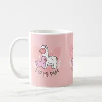 I Love My Mom Alpacas Mug