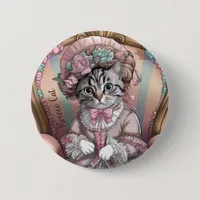 Rococo Cat Button