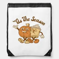 Tis Season Autumn It’s Fall Y’all Drawstring Bag