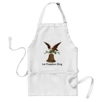 Vintage Let Freedom Ring Adult Apron