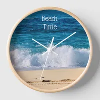 Beach Art Clock