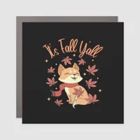 Fall Autumn Season Collection It’s Fall Y’all Fall Car Magnet