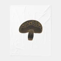 Academia Fairy Mushroom Cottagecore Aesthetic Clas Fleece Blanket