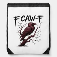 F-Caw-F Raven Classic Drawstring Bag