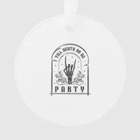 Till Death Do Us Party Gifts Retro Bachelorette Ha Ornament