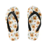 Kids Sunflower flipflops