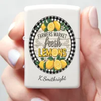 Farmers Market Fresh Lemons Zippo Lighter