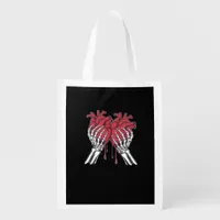 Bone To Be Your Valentine - Valentines Day Funny S Grocery Bag