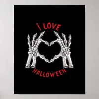 If Had Feelings They For Skeleton Hand Heart Poster