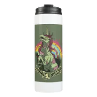 Zombie unicorn thermal tumbler