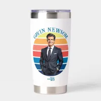 Gavin Newsom | Vintage #48 Insulated Tumbler