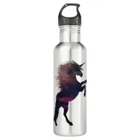 Magical Unicorn Space Nebula Stainless Steel Water Bottle